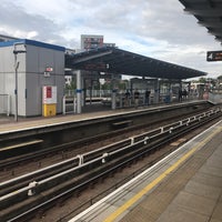 Photo taken at Greenwich DLR Station by Dave R. on 7/16/2017
