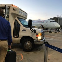 Photo taken at United Shuttle to Concourse C by Thomas F. on 5/19/2017