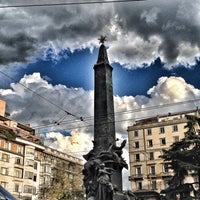 Photo taken at Piazza Cinque Giornate by Carlo C. on 5/11/2013