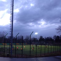 Photo taken at Football pitch of the V. Korenkov&amp;#39;s sports school by Gleb E. on 4/20/2015