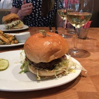 Photo taken at Zinburger Wine &amp;amp; Burger Bar by Lizzie D. on 4/23/2016