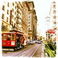 Photo taken at Powell Street Promenade by Naoki T. on 5/26/2013