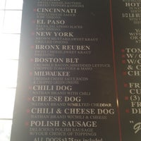 Photo taken at Zebra&amp;#39;s Gourmet Hotdogs by Jaclyn S. on 12/22/2012