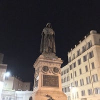Photo taken at Monumento a Giordano Bruno by Cedric V. on 6/3/2019