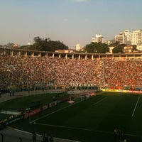 Photo taken at Estádio Municipal Paulo Machado de Carvalho (Pacaembu) by Rodrigo C. on 9/16/2012