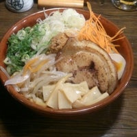 Photo taken at つけ麺処 つぼや 天六本店 by 嘉門　大 on 7/10/2014