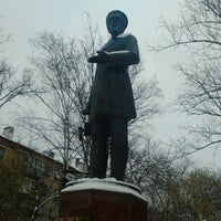 Photo taken at Памятник Славянову by Dmitry E. on 10/30/2011