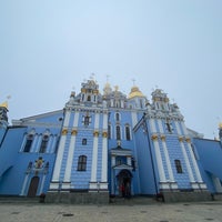 Photo taken at St. Michael&#39;s Golden-Domed Monastery by Cem A. on 10/30/2021
