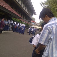 Photo taken at SMPN 177 by Ahmad M. on 10/21/2012