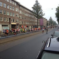 Photo taken at Amsterdam Marathon [Finish] by Jan Willem H. on 10/20/2013
