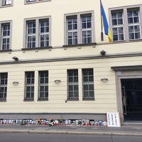 Photo taken at Botschaft der Ukraine by Alper Ç. on 5/4/2014