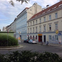 Photo taken at Obere Augartenstraße by Dmitriy K. on 7/26/2014