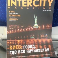Photo taken at «Intercity+» Київ-Дніпропетровськ №166 by Katya S. on 5/2/2013