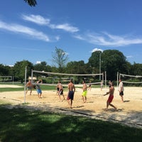 Photo taken at Lincoln Memorial Sand Volleyball Courts by Marlon A. on 8/2/2015
