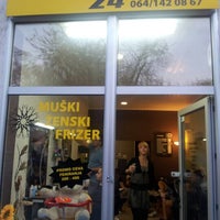 Photo taken at Frizerski salon „24” by Filip M. on 9/18/2012