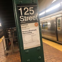 Photo taken at MTA Subway - 125th St (A/B/C/D) by Katherinne S. on 9/23/2019