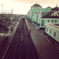 Photo taken at Ж/Д вокзал Омск-Пассажирский by Mikhail on 4/18/2013