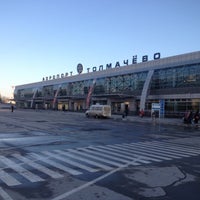 Photo taken at Tolmachevo International Airport (OVB) by Mikhail on 5/2/2013