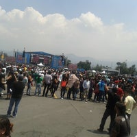 Photo taken at estadio azteca corona fest &amp; fut by Marce S. on 7/13/2014