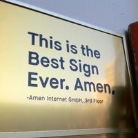 Photo taken at Amen World HQ by Adam G. on 12/5/2012