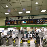 Photo taken at Meitetsu-Ichinomiya Station (NH50) by Yoshio O. on 7/30/2017