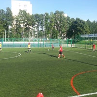 Photo taken at Футбольное поле Гимназии №5 by Стас М. on 6/14/2013