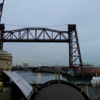Photo taken at EJ&amp;amp;E RR Bridge Calumet River by William M. on 12/6/2013