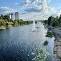 Photo taken at Русанівські Фонтани by 🇺🇦iamtkachenko on 6/18/2021