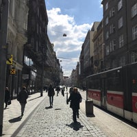Photo taken at Václavské náměstí (tram) by Вета Е. on 4/20/2017