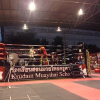 Photo taken at krudam Muaythai School by Tatar P. on 3/18/2015