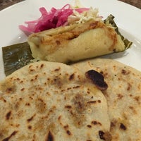 Photo taken at Plátano Salvadoran Cuisine by José R. on 8/25/2015