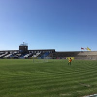 Photo taken at Alashkert Stadium by Ján S. on 10/16/2016