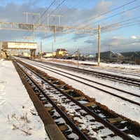 Photo taken at Nishikioka Station by yossy1129s on 12/28/2013