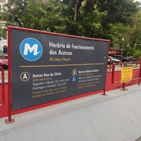 Photo taken at MetrôRio - Estação Glória by Charles R. on 10/19/2022