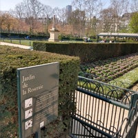 Photo taken at Jardin de la Roseraie by Charles R. on 3/25/2022