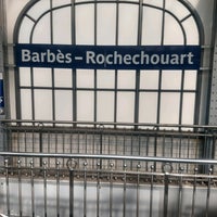 Photo taken at Métro Barbès — Rochechouart [2,4] by Charles R. on 3/24/2022