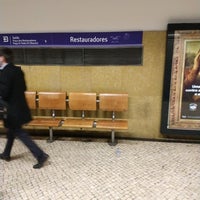 Photo taken at Metro Restauradores [AZ] by Charles R. on 3/15/2022