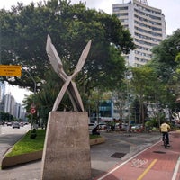 Photo taken at Praça Oswaldo Cruz by Charles R. on 2/4/2022