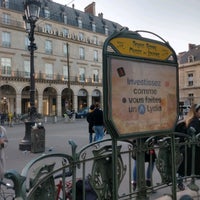 Photo taken at Place du Palais Royal by Charles R. on 3/26/2022