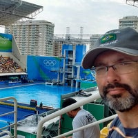 Photo taken at Maria Lenk Aquatics Centre by Charles R. on 8/20/2016