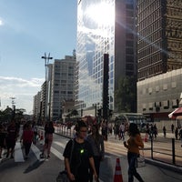 Photo taken at Paulista Avenue by Pedro C. on 8/19/2018