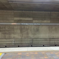 Photo taken at Metro Rail - 7th St/Metro Center Station (A/B/D/E) by Chris on 2/25/2024