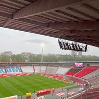 Photo taken at Rajko Mitić Stadium by Alexey F. on 8/6/2023