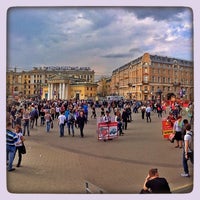 Photo taken at Metro Sadovaya by Андрей Л. on 5/13/2013