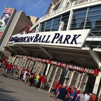Photo taken at Great American Ball Park by Aaron S. on 6/14/2013