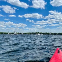 Photo taken at Großer Wannsee by Sherri D. on 5/24/2021