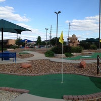 Photo taken at Miniature Golf &amp;amp; Batting Cages Of Katy by Alyssa S. on 4/20/2013