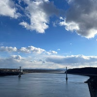 Photo taken at Walkway Over the Hudson State Historic Park by Arjun R. on 1/14/2024