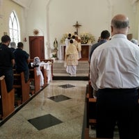Photo taken at Capela São Pio X by Maurício Marcos A. on 2/3/2013