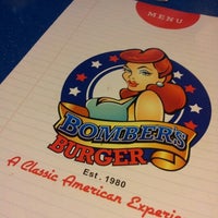 Photo taken at Bomber&#39;s Burger by Elaine L. on 2/2/2013